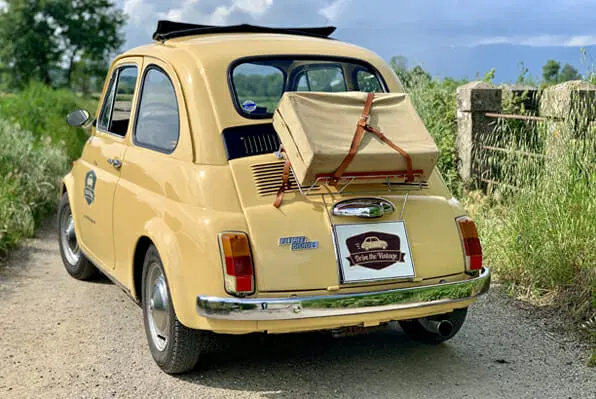 Fiat 500 gialla - Noleggio per matrimoni